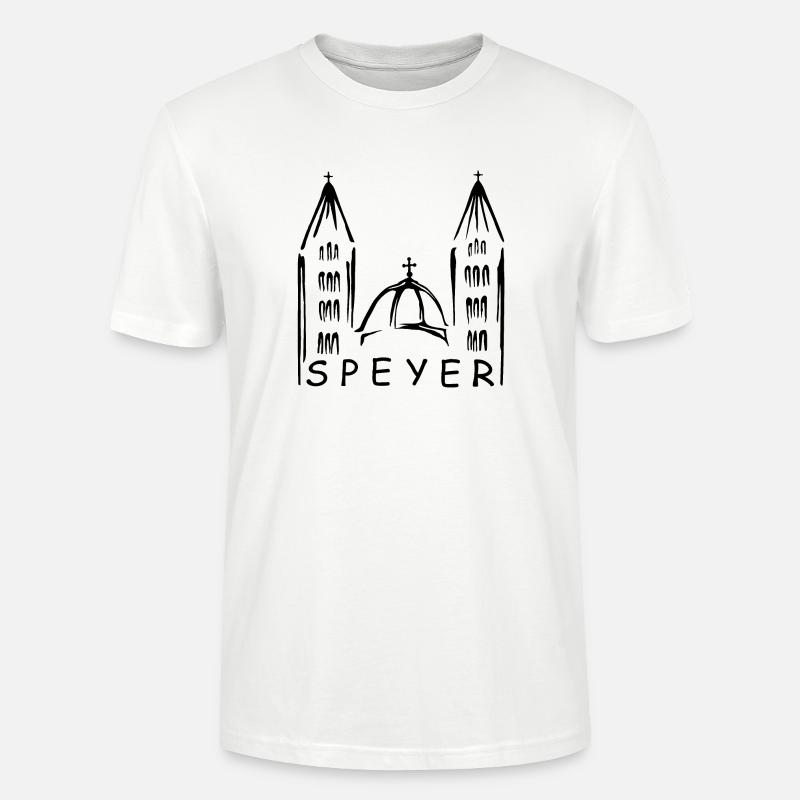 Speyer Dom, Speyer, Geschenk, Geschenidee - Stanley/Stella Unisex Bio-T-Shirt CRAFTER - Weiß