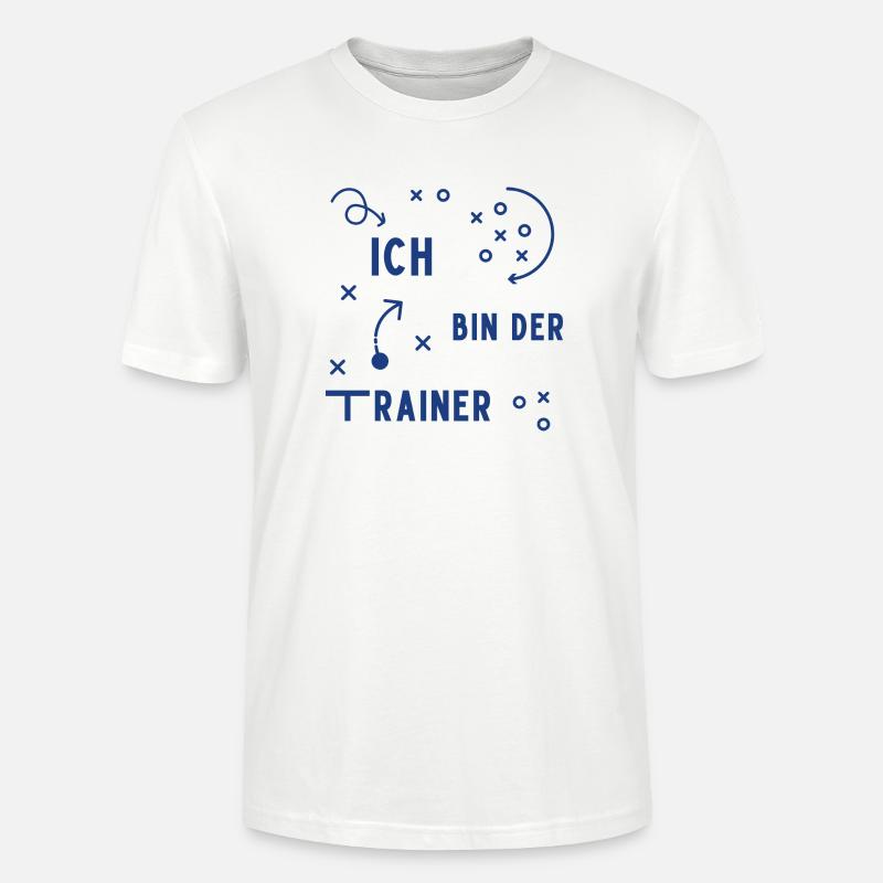 Ich bin der Trainer - Stanley/Stella Unisex Bio-T-Shirt CRAFTER - Weiß