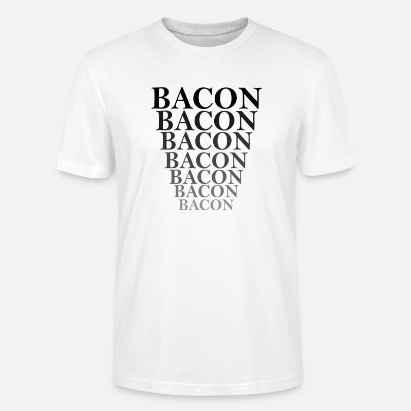 BACON wird kleiner verlauf - Stanley/Stella Unisex Bio-T-Shirt CRAFTER - Weiß