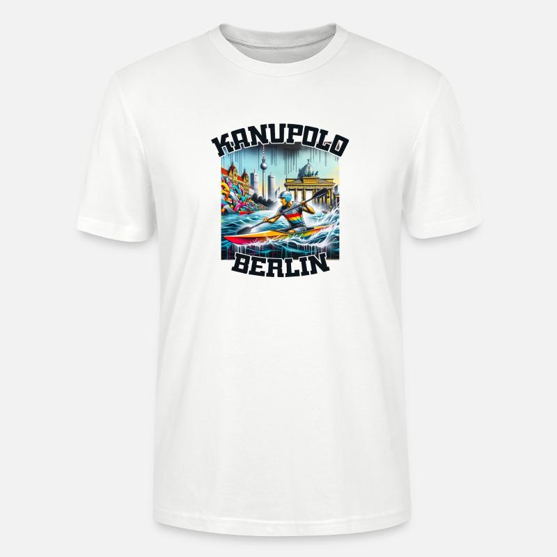 Kanupolo Berlin Graffiti - Stanley/Stella Unisex Bio-T-Shirt CRAFTER - Weiß