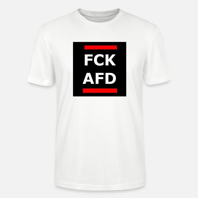 FCK AFD - Stanley/Stella Unisex Bio-T-Shirt CRAFTER - Weiß