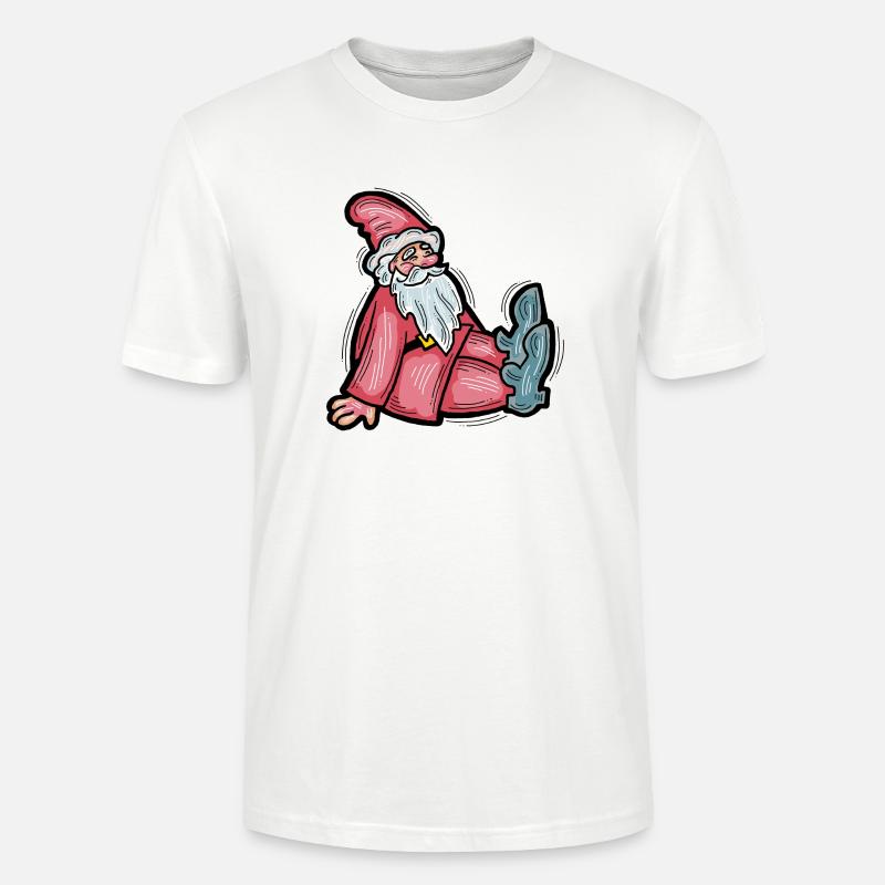 Weihnachtsmann - Stanley/Stella Unisex Bio-T-Shirt CRAFTER - Weiß