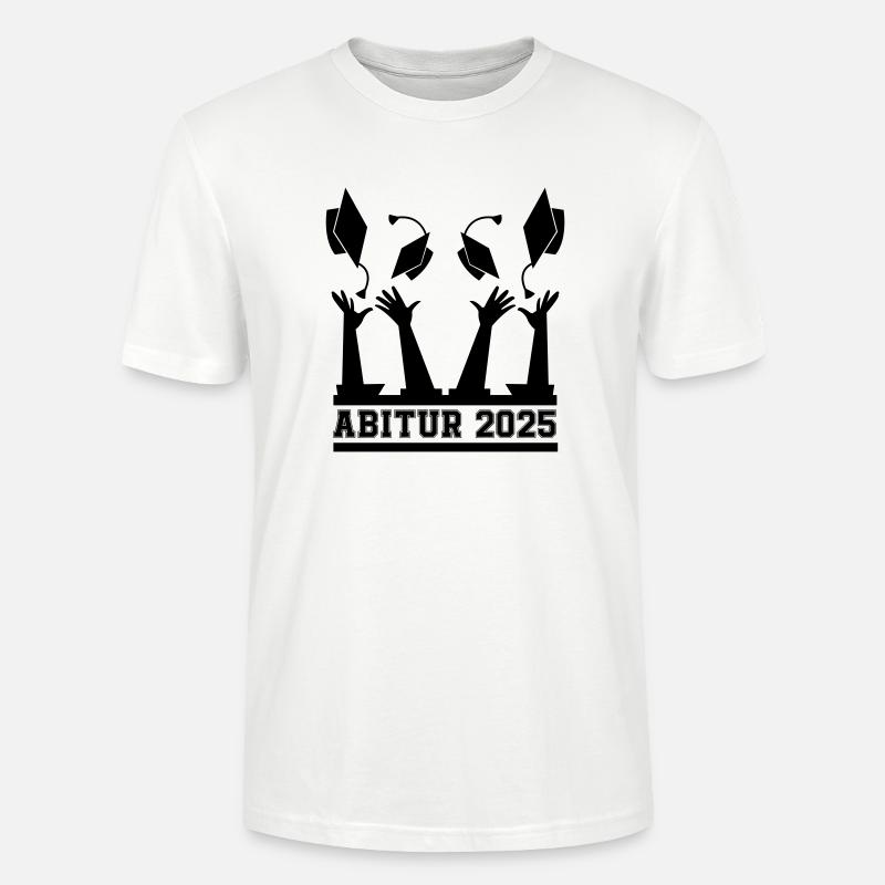 abitur 2025 - Stanley/Stella Unisex Bio-T-Shirt CRAFTER - Weiß