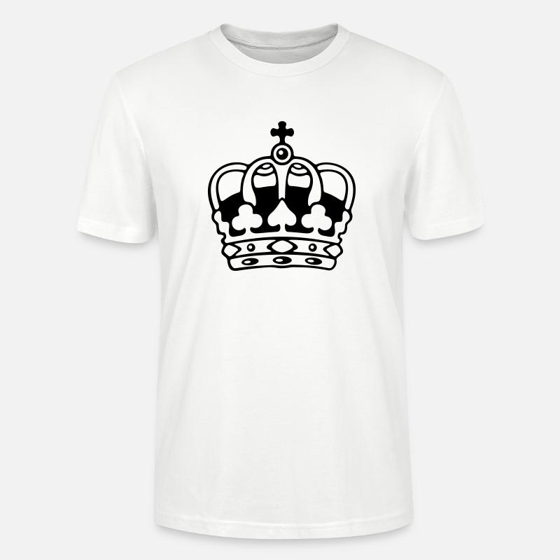Krone / Crown - Stanley/Stella Unisex Bio-T-Shirt CRAFTER - Weiß