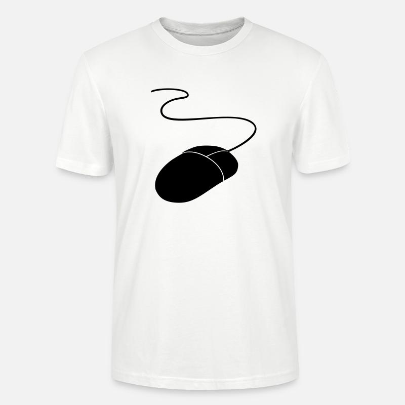 computermaus - Stanley/Stella Unisex Bio-T-Shirt CRAFTER - Weiß