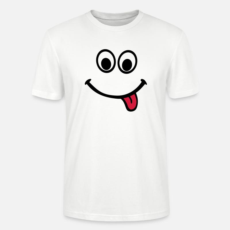 Gesicht - Stanley/Stella Unisex Bio-T-Shirt CRAFTER - Weiß