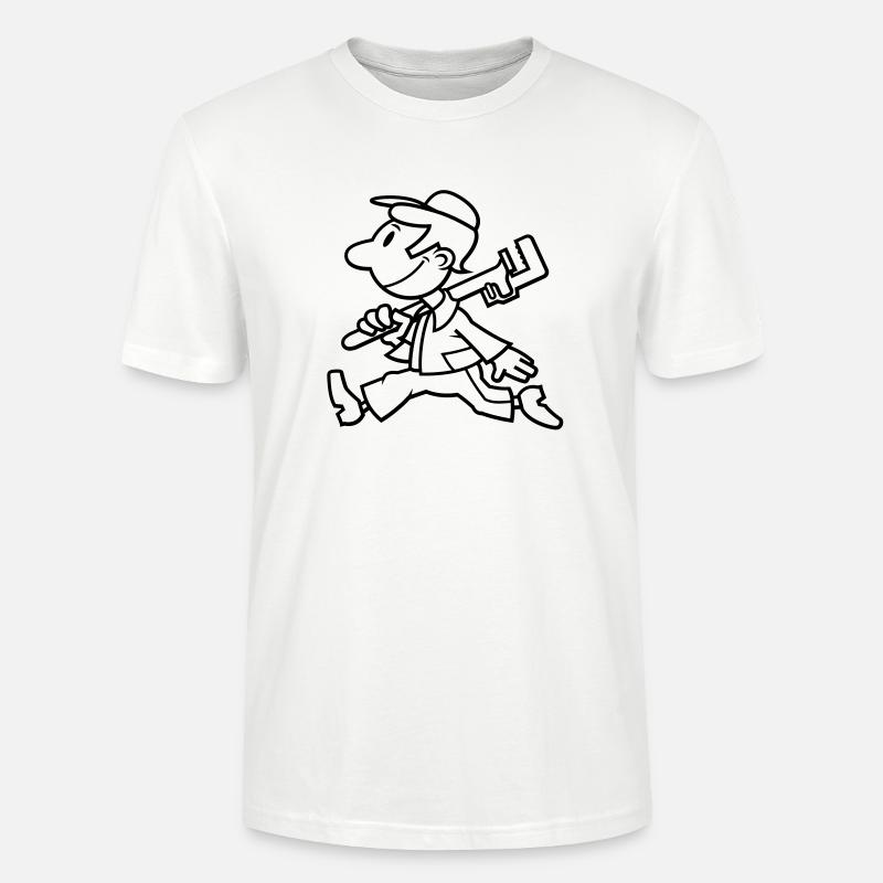 vl083a_worker_1c - Stanley/Stella Unisex Bio-T-Shirt CRAFTER - Weiß
