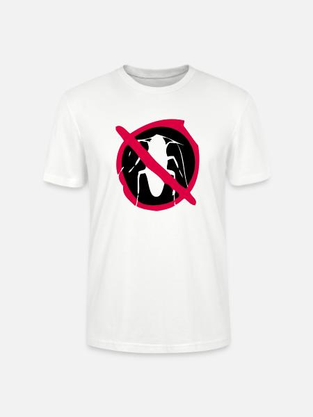 Anti Kakkerlak 2 - Stanley/Stella Uniseks bio-T-shirt CRAFTER - wit
