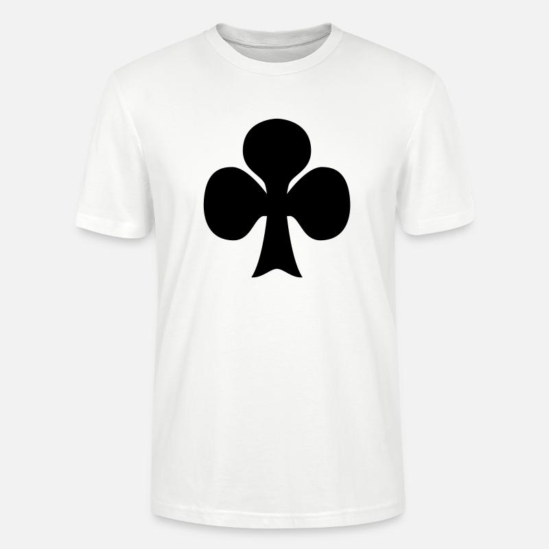 clover leaf - Stanley/Stella Unisex Bio-T-Shirt CRAFTER - Weiß
