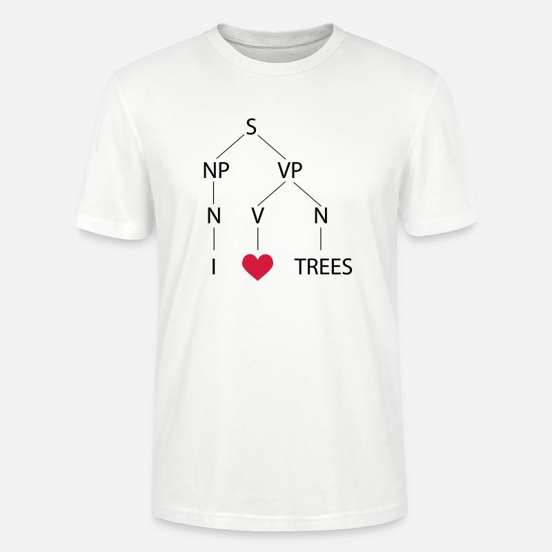 Syntaxbaum - Stanley/Stella Unisex Bio-T-Shirt CRAFTER - Weiß