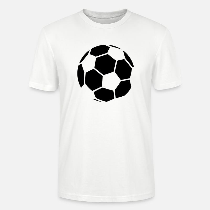 Soccer Pattern - Stanley/Stella Unisex Bio-T-Shirt CRAFTER - Weiß