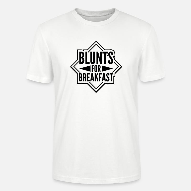 blunts_for_breakfast_pu1 - Stanley/Stella Unisex Bio-T-Shirt CRAFTER - Weiß