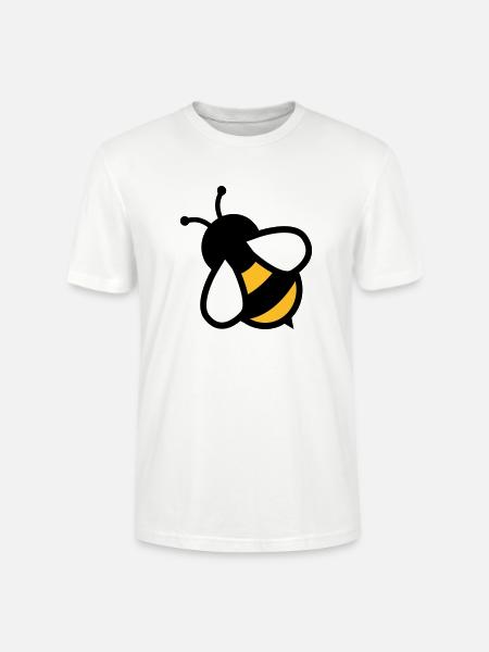 Biene Bee - Stanley/Stella CRAFTER Unisex Organic T-Shirt - white