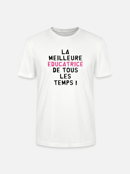 Education / Educateur / Educatrice / Ecole / Prof - T-shirt bio CRAFTER Stanley Stella Unisexe - blanc