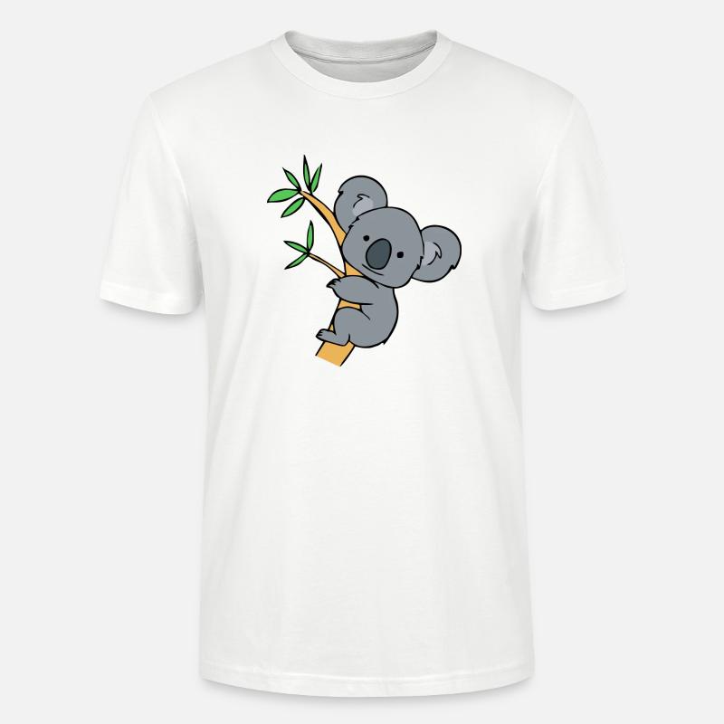 KOALA Bear 2 - Stanley/Stella Unisex Bio-T-Shirt CRAFTER - Weiß