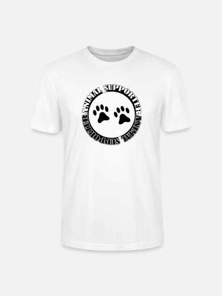 animal supporter - Stanley/Stella Unisex Bio-T-Shirt CRAFTER - Weiß
