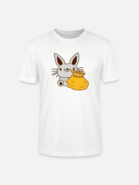 Easter big egg sack - Stanley/Stella CRAFTER Unisex Organic T-Shirt - white