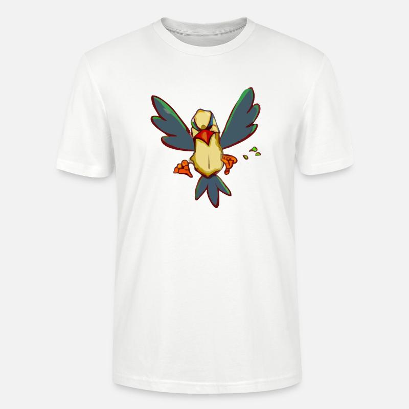 Lik Sie den mürrischen Vogel - Stanley/Stella Unisex Bio-T-Shirt CRAFTER - Weiß