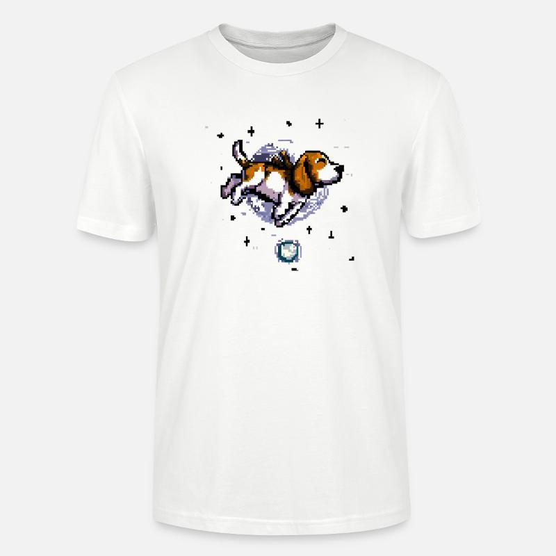 beagle - Stanley/Stella Unisex Bio-T-Shirt CRAFTER - Weiß