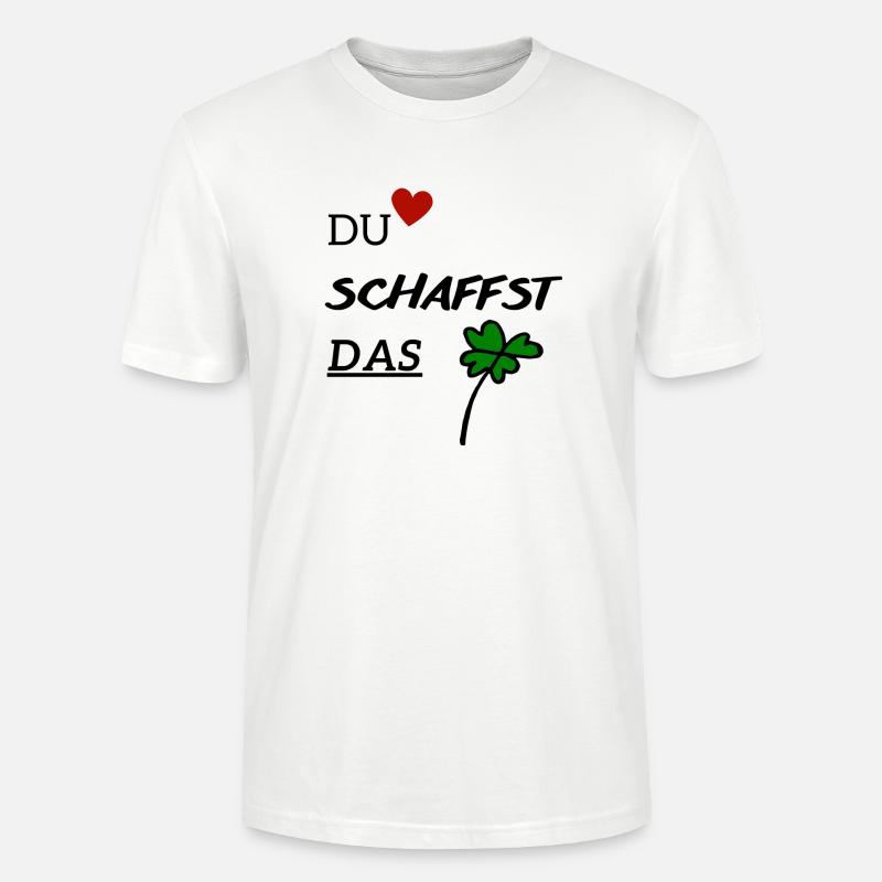 Du schaffst das - Stanley/Stella Unisex Bio-T-Shirt CRAFTER - Weiß