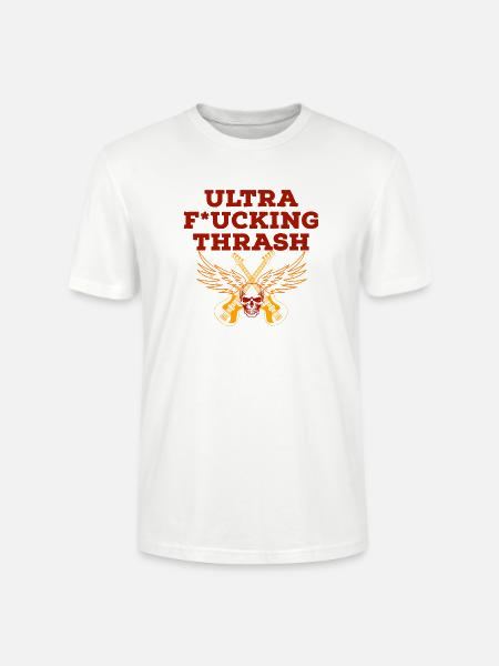 ultra fucking thrash metal - Stanley/Stella Unisex Bio-T-Shirt CRAFTER - Weiß