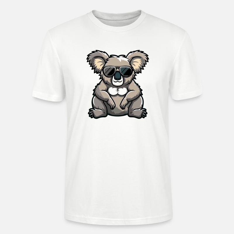 Koala Comic Cool - Stanley/Stella Unisex Bio-T-Shirt CRAFTER - Weiß