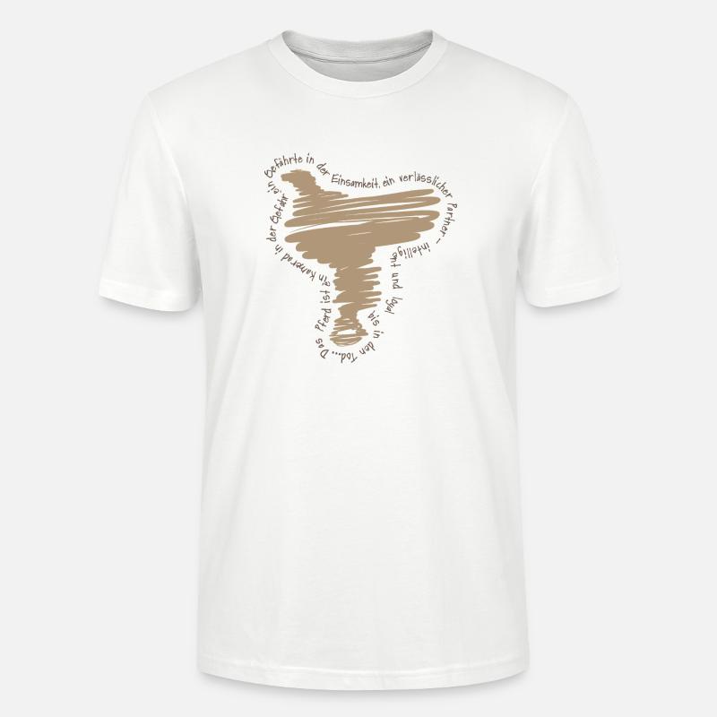 Saddle - Stanley/Stella Unisex Bio-T-Shirt CRAFTER - Weiß