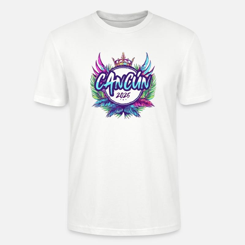 Cancun 2025 Bunt - Stanley/Stella Unisex Bio-T-Shirt CRAFTER - Weiß