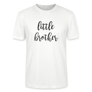 Little brother - Stanley/Stella CRAFTER Unisex Organic T-Shirt - white - Front - Alina (178cm) & Michal (187cm)