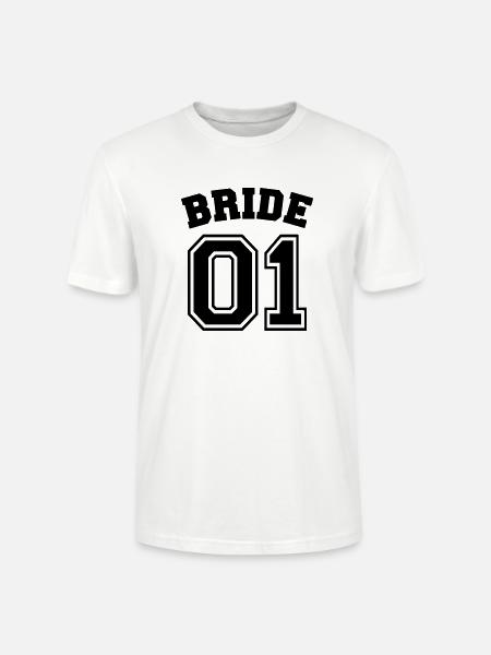 Bride 01 - Stanley/Stella Unisex Bio-T-Shirt CRAFTER - Weiß