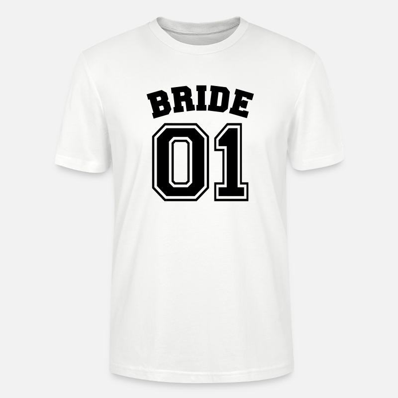 Bride 01 - Stanley/Stella CRAFTER Unisex Organic T-Shirt - white