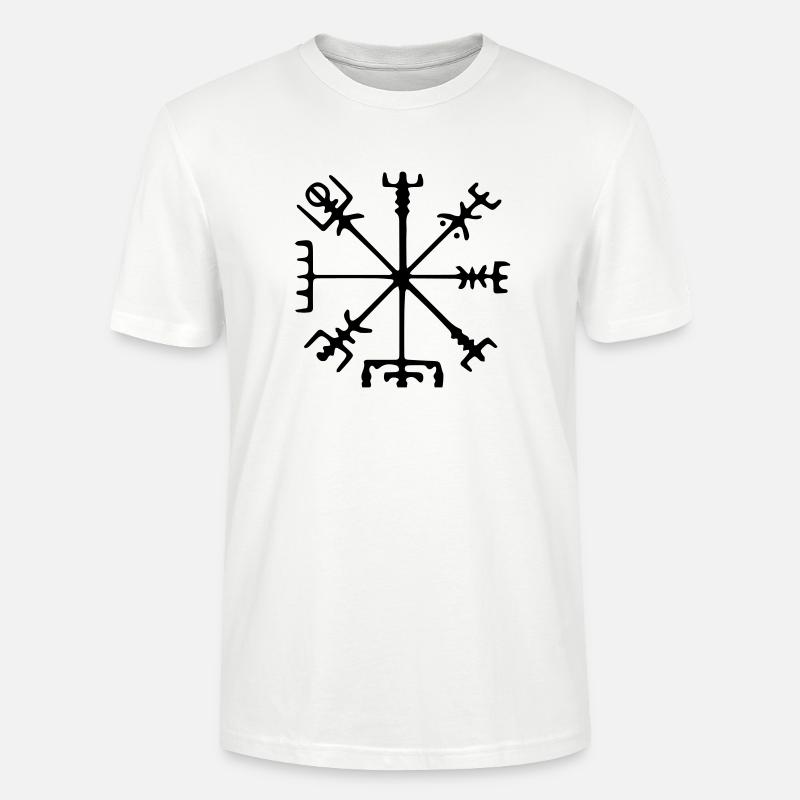 Viking compass - Stanley/Stella Unisex Bio-T-Shirt CRAFTER - Weiß