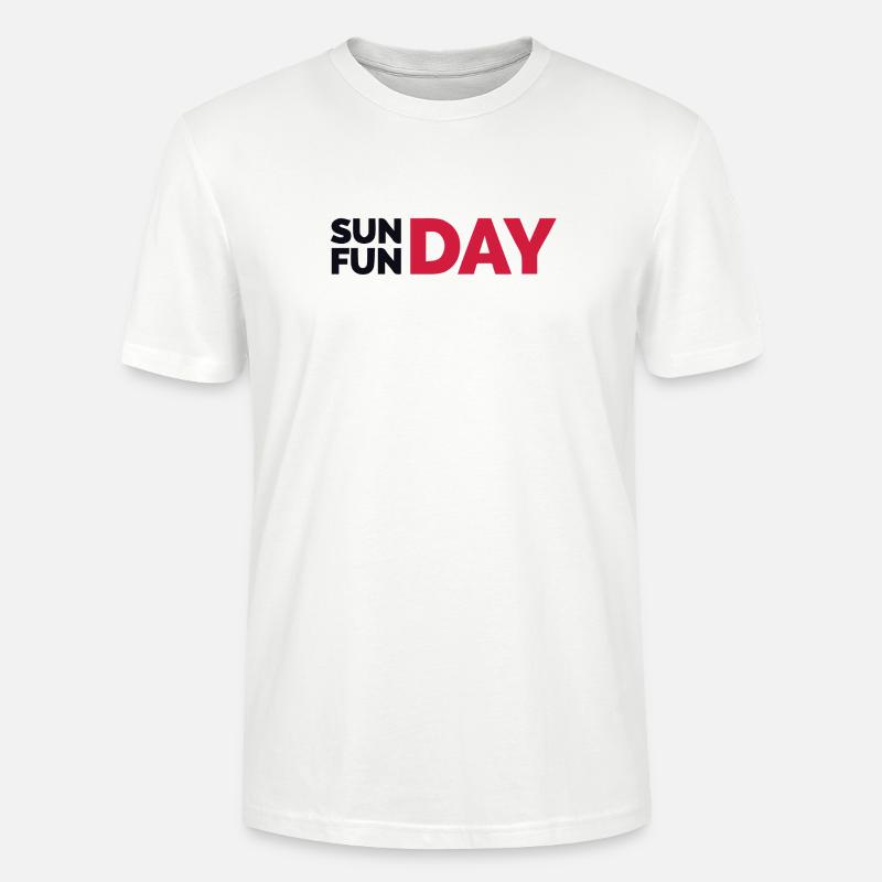 Sun-Fun-Day - Stanley/Stella Unisex Bio-T-Shirt CRAFTER - Weiß
