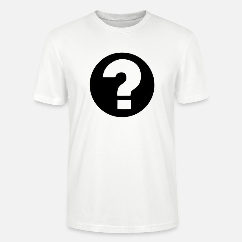 fragezeichen - Stanley/Stella Unisex Bio-T-Shirt CRAFTER - Weiß