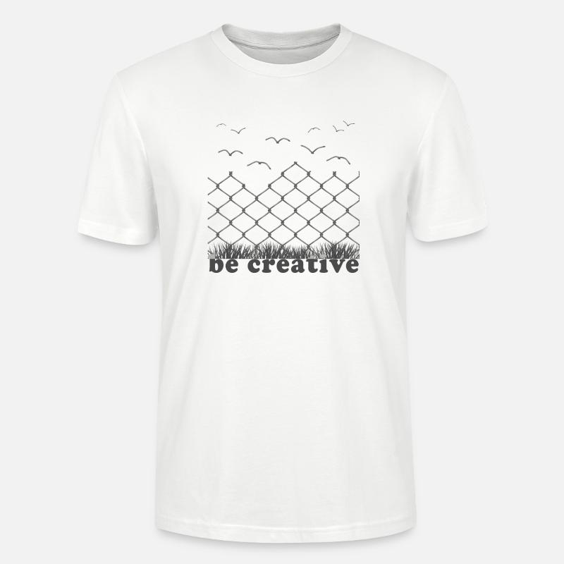 be creative - Stanley/Stella Unisex Bio-T-Shirt CRAFTER - Weiß
