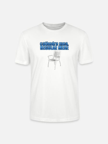cathedra mea, regulae meae - Stanley/Stella Unisex Bio-T-Shirt CRAFTER - Weiß