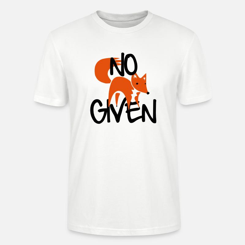 No Fox Given - Stanley/Stella Unisex Bio-T-Shirt CRAFTER - Weiß