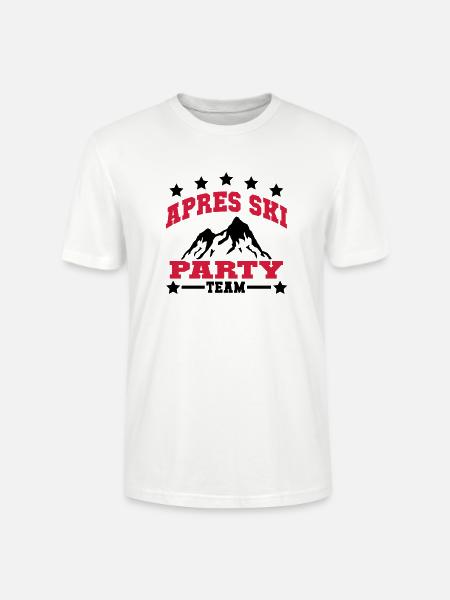 apres_ski_5_2f - Stanley/Stella Unisex Bio-T-Shirt CRAFTER - Weiß