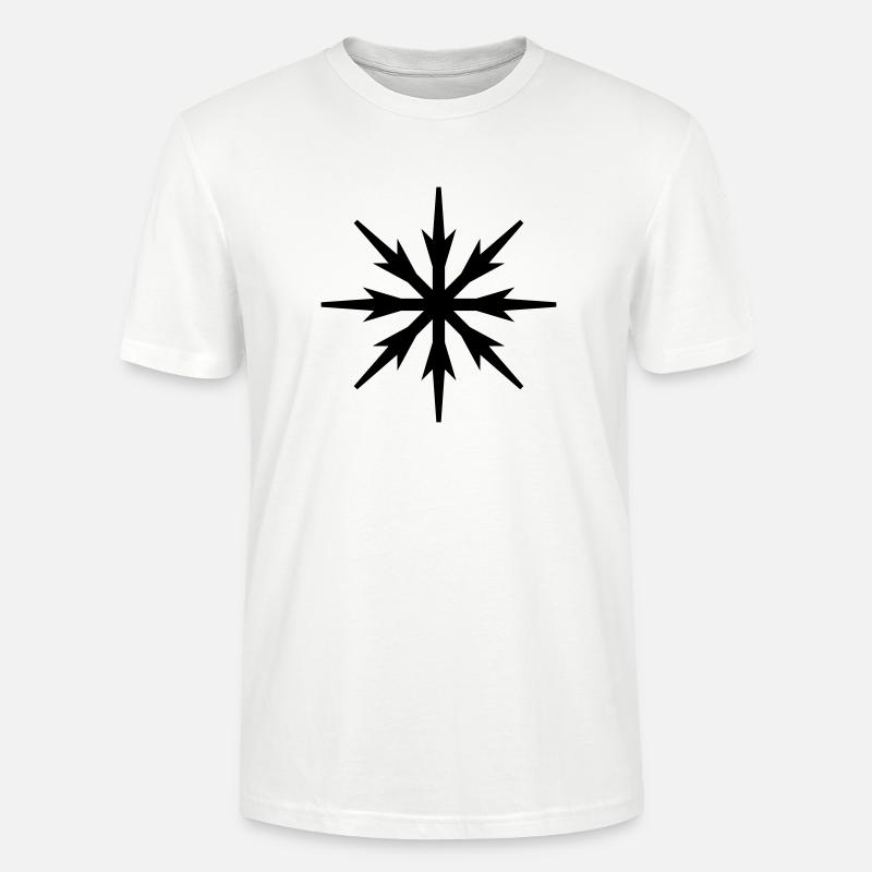 conception de flocons de neige - T-shirt bio CRAFTER Stanley Stella Unisexe - blanc