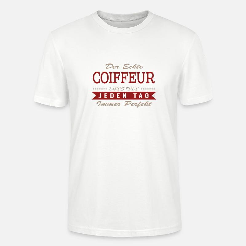 Der echte Coiffeur - Stanley/Stella Unisex Bio-T-Shirt CRAFTER - Weiß