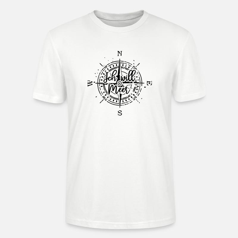 Ich will Meer - Stanley/Stella Unisex Bio-T-Shirt CRAFTER - Weiß