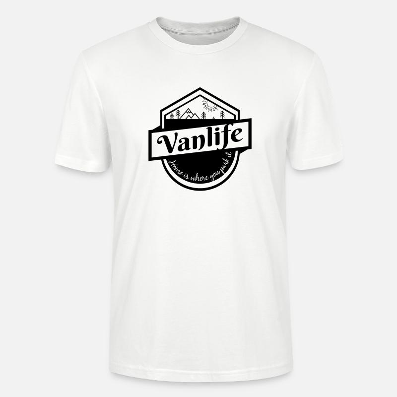 Van life, camping, bus, pull - T-shirt bio CRAFTER Stanley Stella Unisexe - blanc