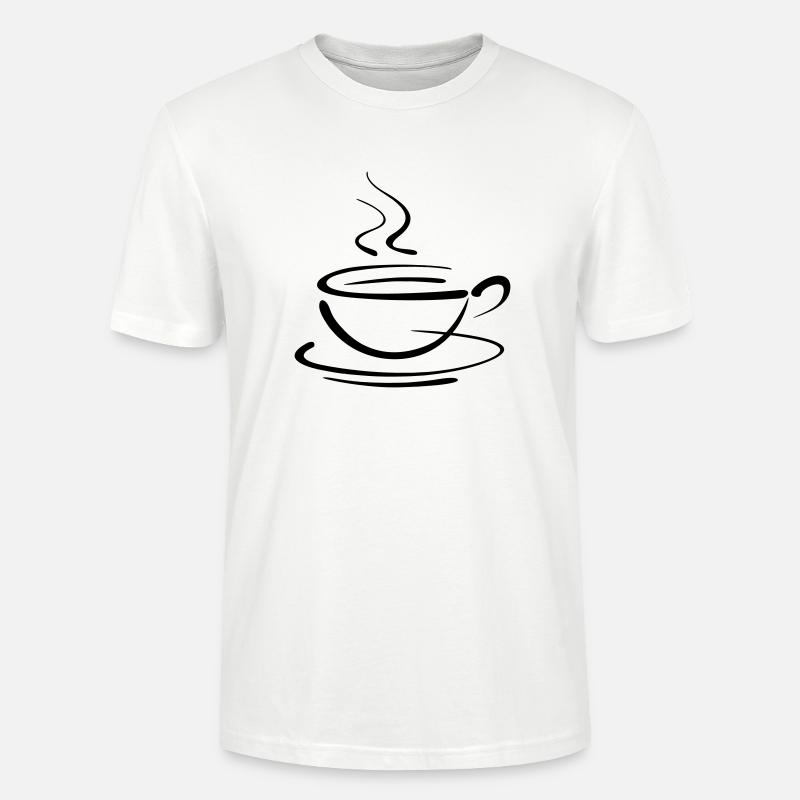 Kaffee-Tasse - Stanley/Stella Unisex Bio-T-Shirt CRAFTER - Weiß