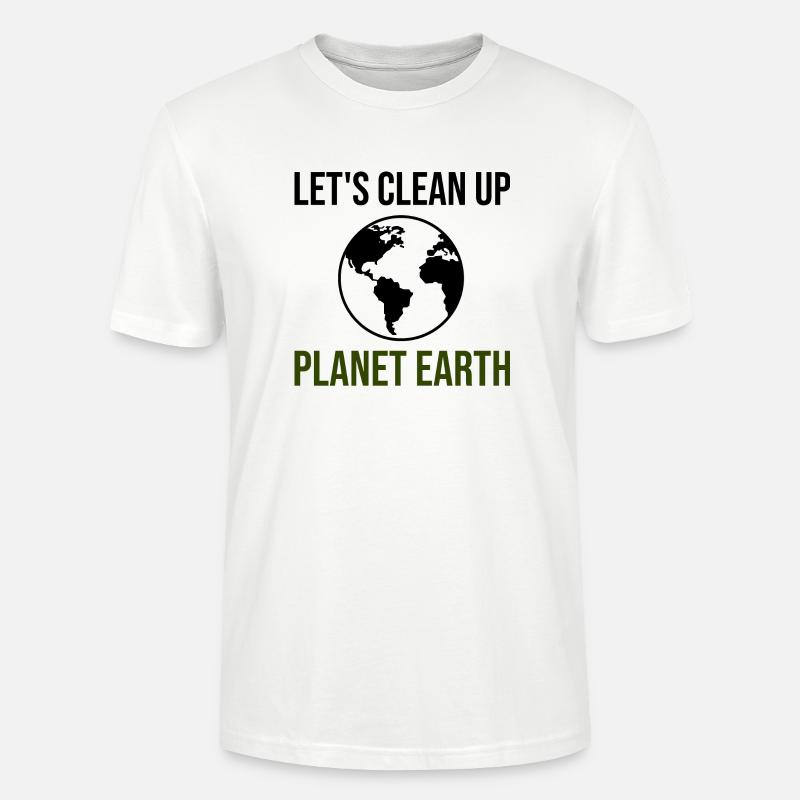 Säubern wir den Planeten Erde - Stanley/Stella Unisex Bio-T-Shirt CRAFTER - Weiß