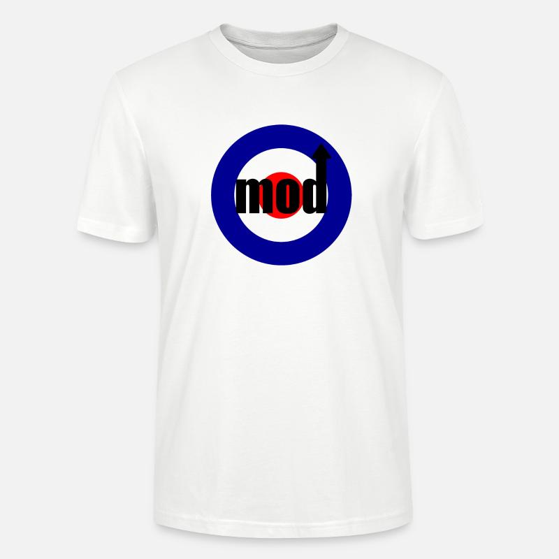 Mod / Quadrophenia - Ekologiczna koszulka typu unisex Stanley/Stella CRAFTER - biały