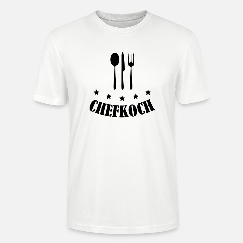 chefkoch - Stanley/Stella Unisex Bio-T-Shirt CRAFTER - Weiß