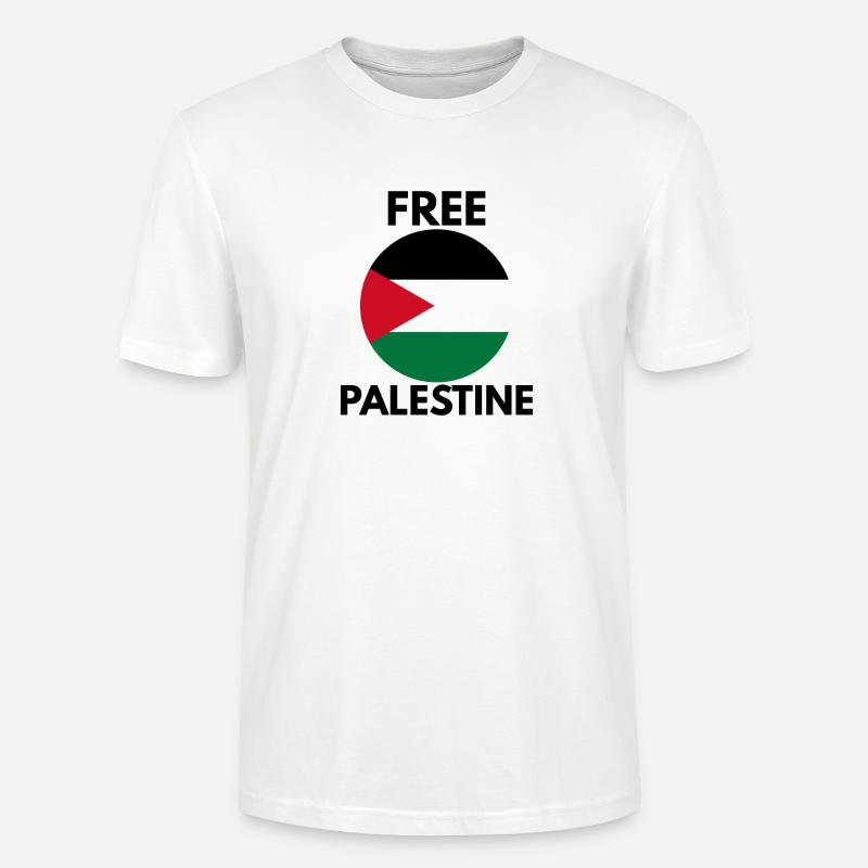 Libérer la Palestine - T-shirt bio CRAFTER Stanley Stella Unisexe - blanc