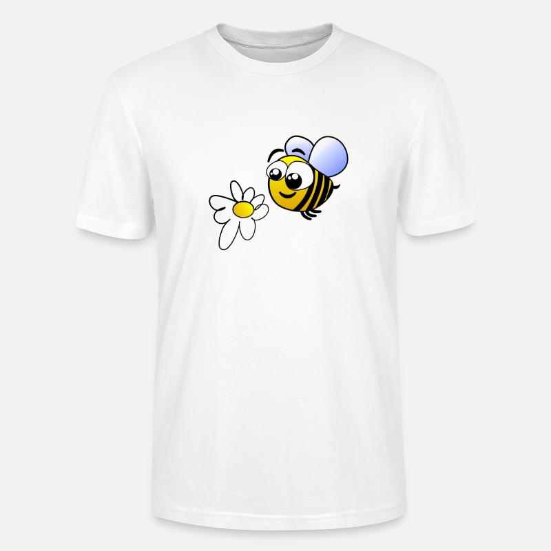 Biene - Stanley/Stella Unisex Bio-T-Shirt CRAFTER - Weiß