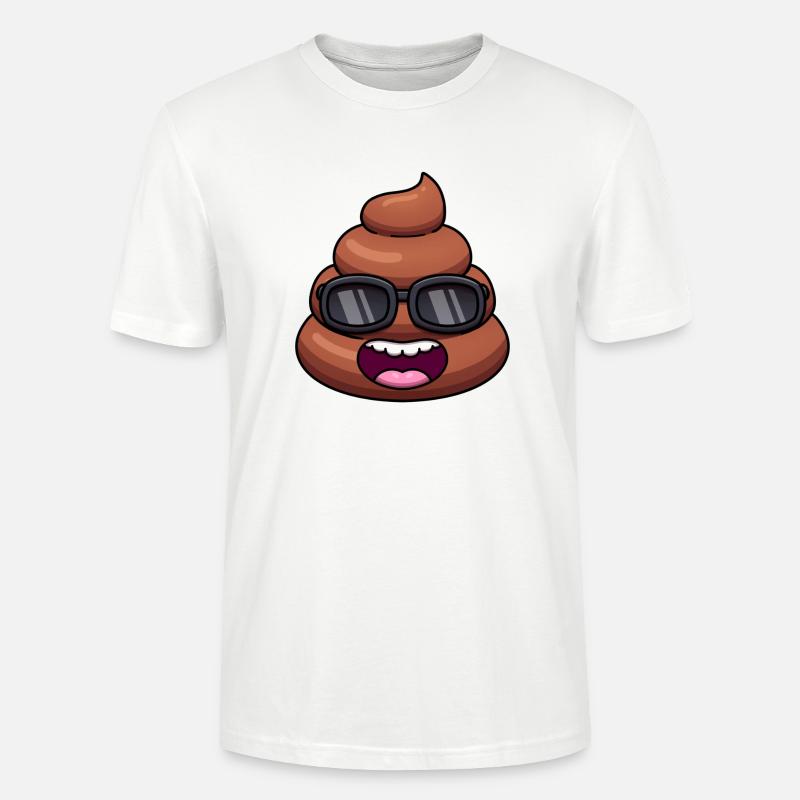 Cooles Stück Scheiße - Stanley/Stella Unisex Bio-T-Shirt CRAFTER - Weiß