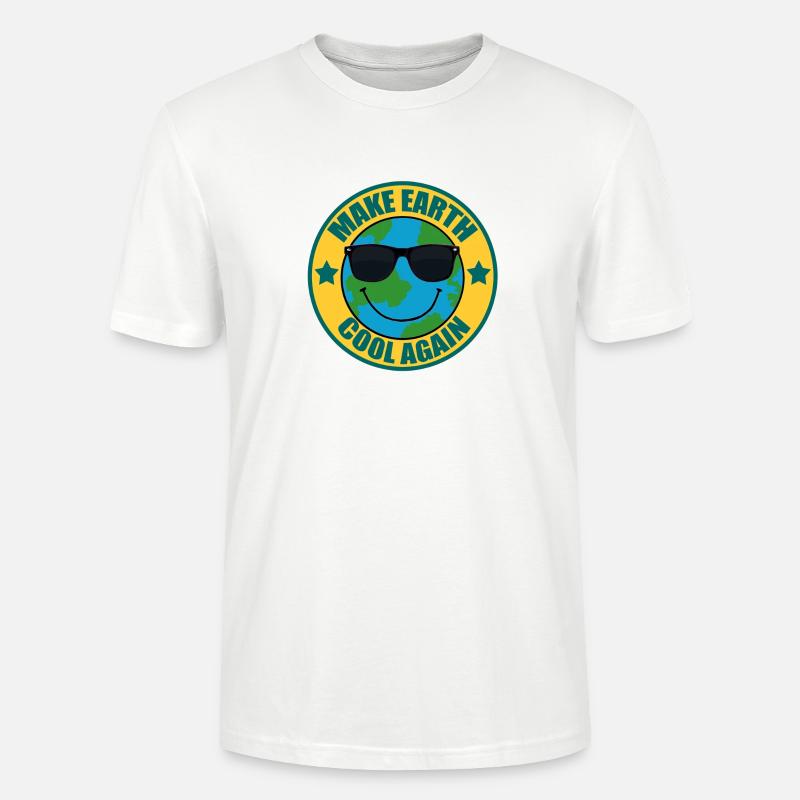 Make Earth cool again - Stanley/Stella Unisex Bio-T-Shirt CRAFTER - Weiß
